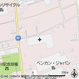 渡辺製作所太田工場周辺の地図