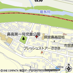 群馬県高崎市鼻高町49-4周辺の地図