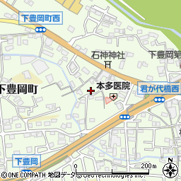 群馬県高崎市下豊岡町346周辺の地図