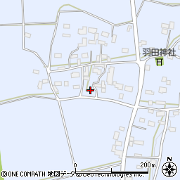 茨城県桜川市羽田530-2周辺の地図