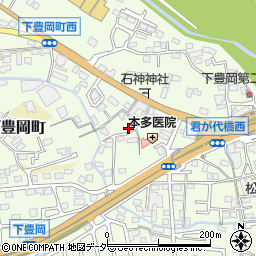 群馬県高崎市下豊岡町346-3周辺の地図