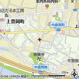 群馬県高崎市中豊岡町154周辺の地図