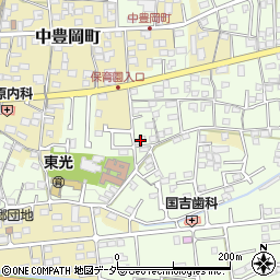 群馬県高崎市下豊岡町103周辺の地図