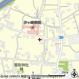 茨城県警察本部　水戸警察署大串駐在所周辺の地図