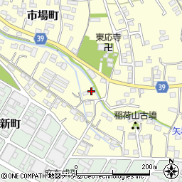 群馬県太田市市場町甲周辺の地図