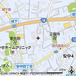 群馬県安中市安中4丁目7-29周辺の地図