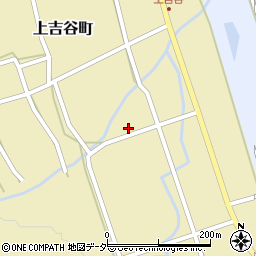 石川県白山市上吉谷町南周辺の地図