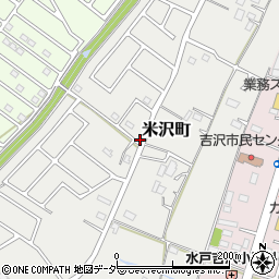 茨城県水戸市米沢町474-1周辺の地図