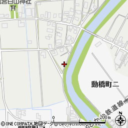 石川県加賀市合河町ワ周辺の地図