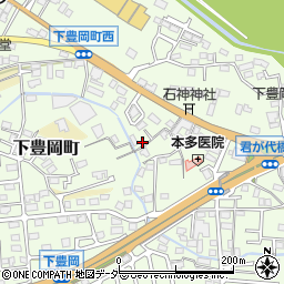 群馬県高崎市下豊岡町343周辺の地図