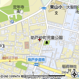 栃木県足利市助戸3丁目533-2周辺の地図