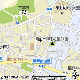栃木県足利市助戸3丁目531-2周辺の地図