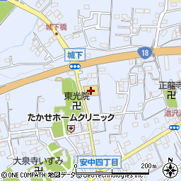 ジャパン安中店周辺の地図