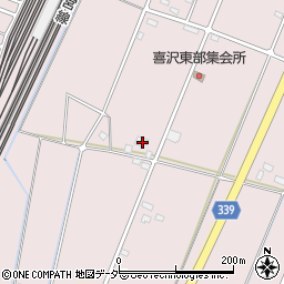 栃木県小山市喜沢360周辺の地図