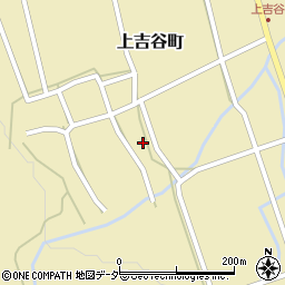 石川県白山市上吉谷町ヘ周辺の地図
