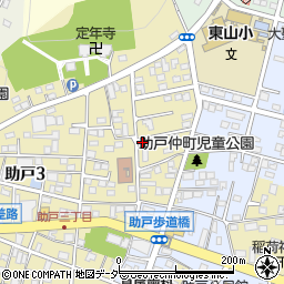 栃木県足利市助戸3丁目528-3周辺の地図