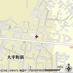 大沢調剤薬局　大平店周辺の地図