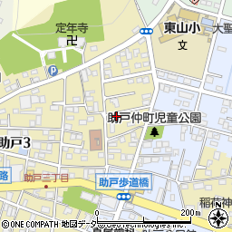 栃木県足利市助戸3丁目528周辺の地図