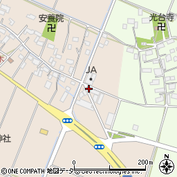 栃木県小山市立木456周辺の地図