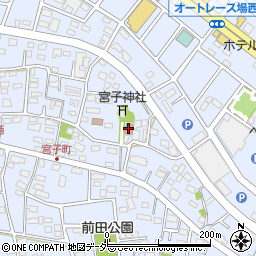 宮子町住民センター周辺の地図