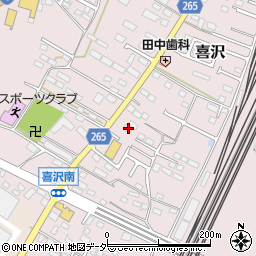 栃木県小山市喜沢184周辺の地図