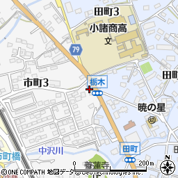 長野県小諸市丙栃木周辺の地図