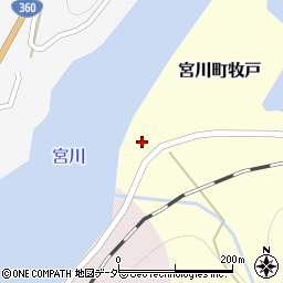 岐阜県飛騨市宮川町牧戸4周辺の地図