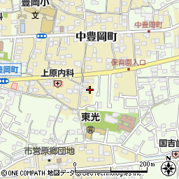 群馬県高崎市中豊岡町110周辺の地図