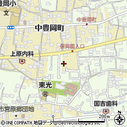 群馬県高崎市中豊岡町93周辺の地図