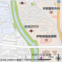 伊勢崎市役所　教育研究所・ほっとるーむ・鹿島周辺の地図