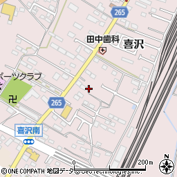 栃木県小山市喜沢284周辺の地図