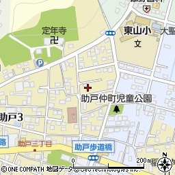 栃木県足利市助戸3丁目528-2周辺の地図