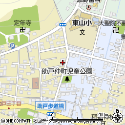 栃木県足利市助戸3丁目526周辺の地図