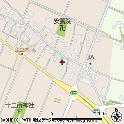 栃木県小山市立木404周辺の地図