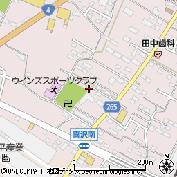 栃木県小山市喜沢1197周辺の地図