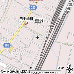 栃木県小山市喜沢289周辺の地図