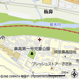 群馬県高崎市鼻高町55-13周辺の地図