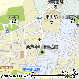 栃木県足利市助戸3丁目526-2周辺の地図