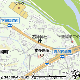 群馬県高崎市下豊岡町283周辺の地図