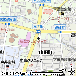 群馬自動車燃料販売株式会社　本社総務部周辺の地図