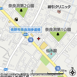 栃木県佐野市奈良渕町315-7周辺の地図