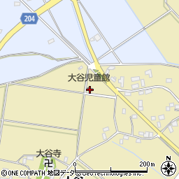 茨城県筑西市大谷869周辺の地図