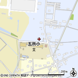 茨城県筑西市五所宮1150周辺の地図