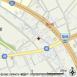 茨城県水戸市塩崎町885周辺の地図