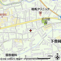 群馬県高崎市下豊岡町129周辺の地図