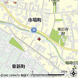 群馬県太田市市場町800周辺の地図