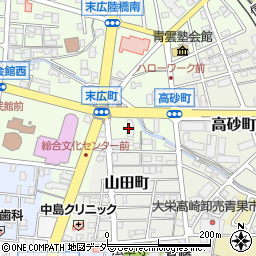 コバック高崎店周辺の地図