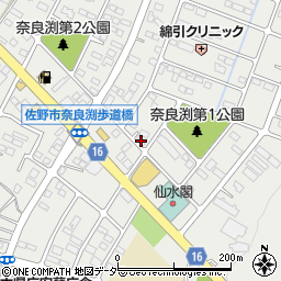栃木県佐野市奈良渕町322-15周辺の地図