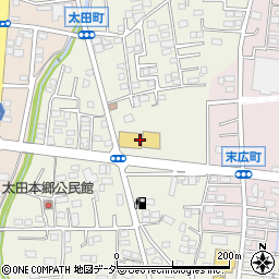ホンダカーズ伊勢崎中央太田町店周辺の地図