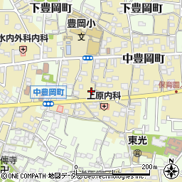 群馬県高崎市中豊岡町134周辺の地図